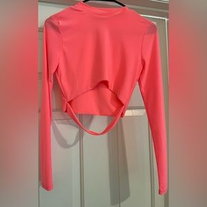 Dolls kill pink skirt and crop shirt set